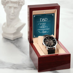 To Dad Openwork Watch