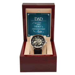 To Dad Openwork Watch