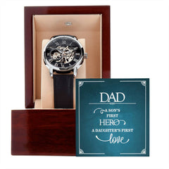 To Dad Openwork Watch