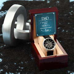 To Dad Openwork Watch