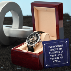 Everywhere I look I am reminded of your love Openwork Watch