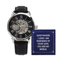 Everywhere I look I am reminded of your love Openwork Watch
