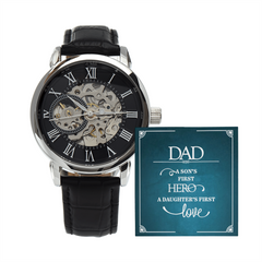 To Dad Openwork Watch