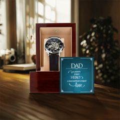 To Dad Openwork Watch