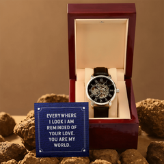 Everywhere I look I am reminded of your love Openwork Watch