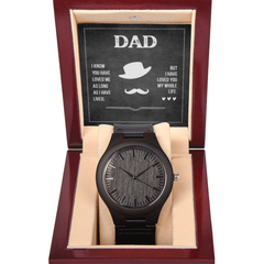 To Dad Wooden Watch