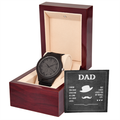 To Dad Wooden Watch